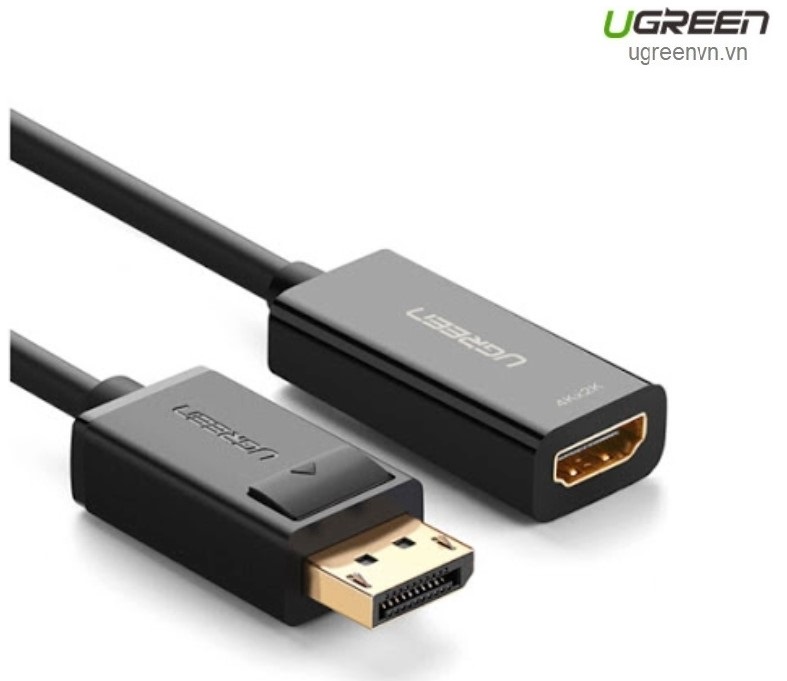 Cáp chuyển đổi Displayport to HDMI hỗ trợ 4Kx2K chính hãng Ugreen 40363 cao cấp